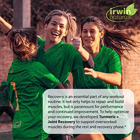 Irwin Naturals Turmeric + Joint Recovery, 60 Liquid Softgels