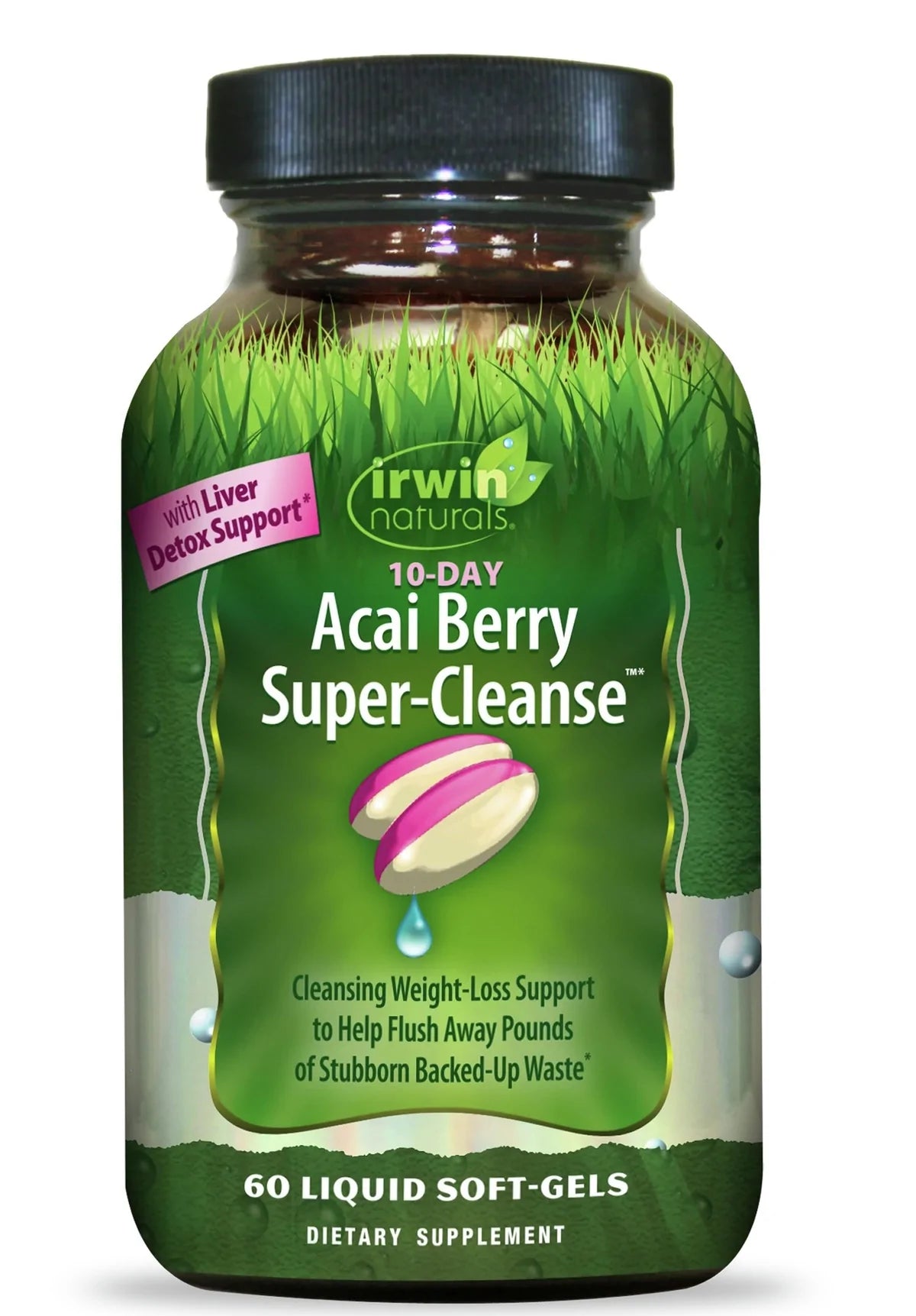 Irwin Naturals 10-day Acai Berry Super-Cleanse 60 liquid soft gels