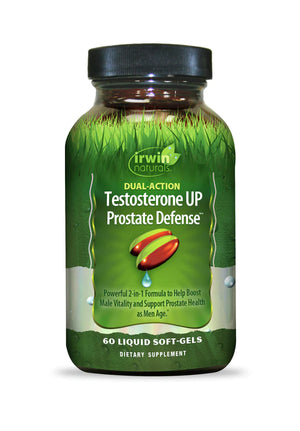 Irwin Naturals Testosterone UP Prostate Defense  60 Liquid softgels