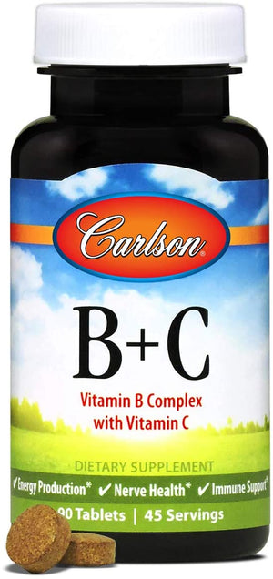 Carlson - B + C Vitamin B Complex with vitamin C
