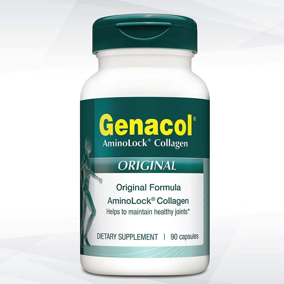 Collagen Pills Joint Supplement - 90 GENACOL Original Colageno Hidrolizado Capsules | Enhanced Absorption Joint Supplements for Men and Women | Gluten Free, Non GMO
