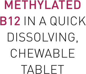 Natural Factors B12 Methylcobalamin, 5000 mcg, 60 Chewable Tablets