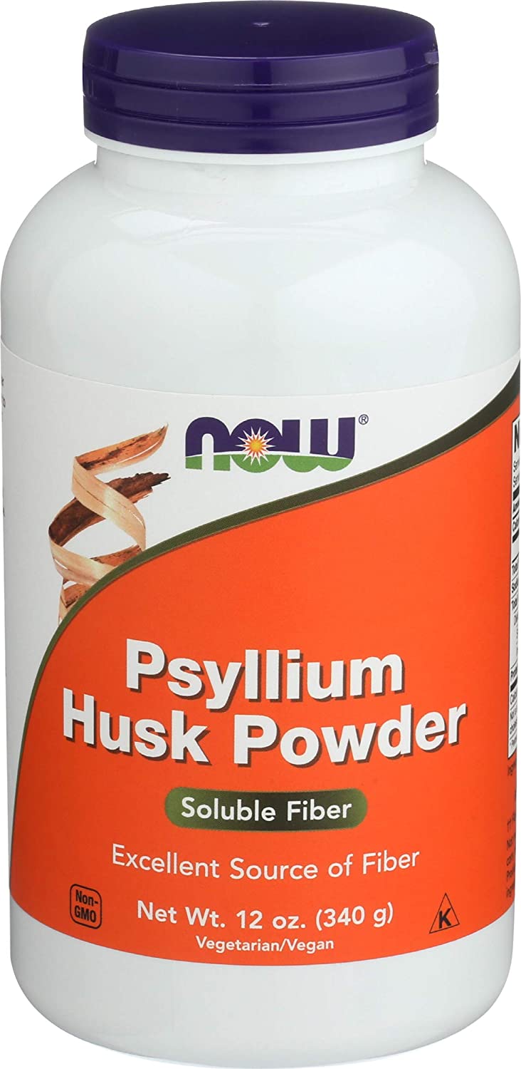 NOW Psyllium Husk Powder, 12 oz