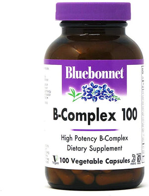 Bluebonnet Nutrition B-Complex 100, 100 Vegetable Capsules