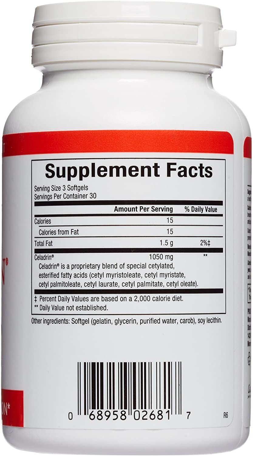 Natural Factors, Celadrin Joint Health, Promotes Flexibility, Mobility and Joint Function, 90 Softgels