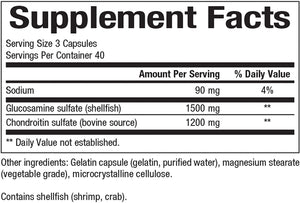 Natural Factors Glucosamine & Chondroitin, 120 Capsules