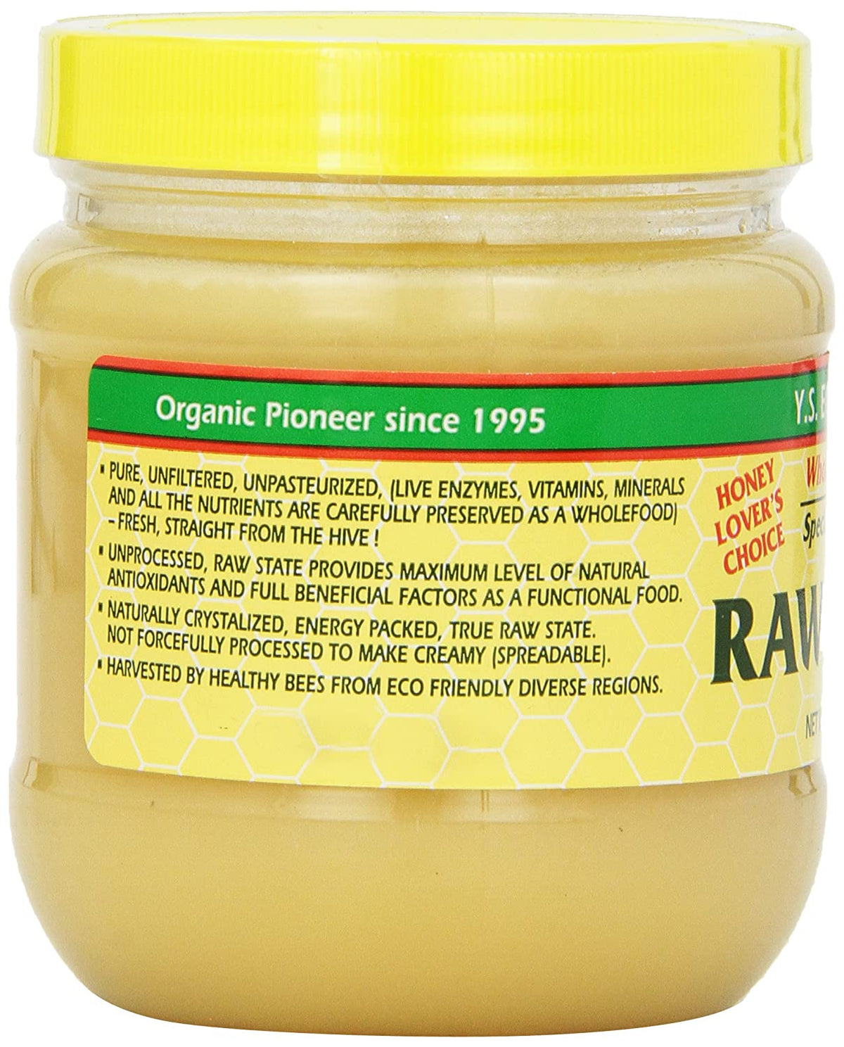 YS Organic Bee Farms - Healthy Honey (Raw), 14 oz