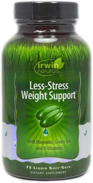 Irwin Naturals Less-Stress Weight Support, 75 Liquid Gel Caps