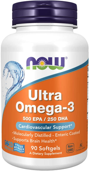 NOW Foods Ultra Omega-3, 90 Softgels