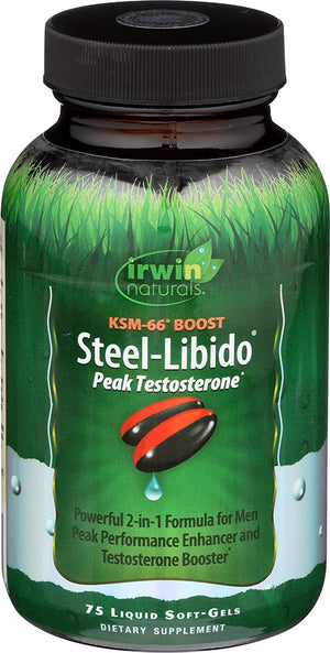 Irwin Naturals Steel Libido Peak Testosterone, 75 Count