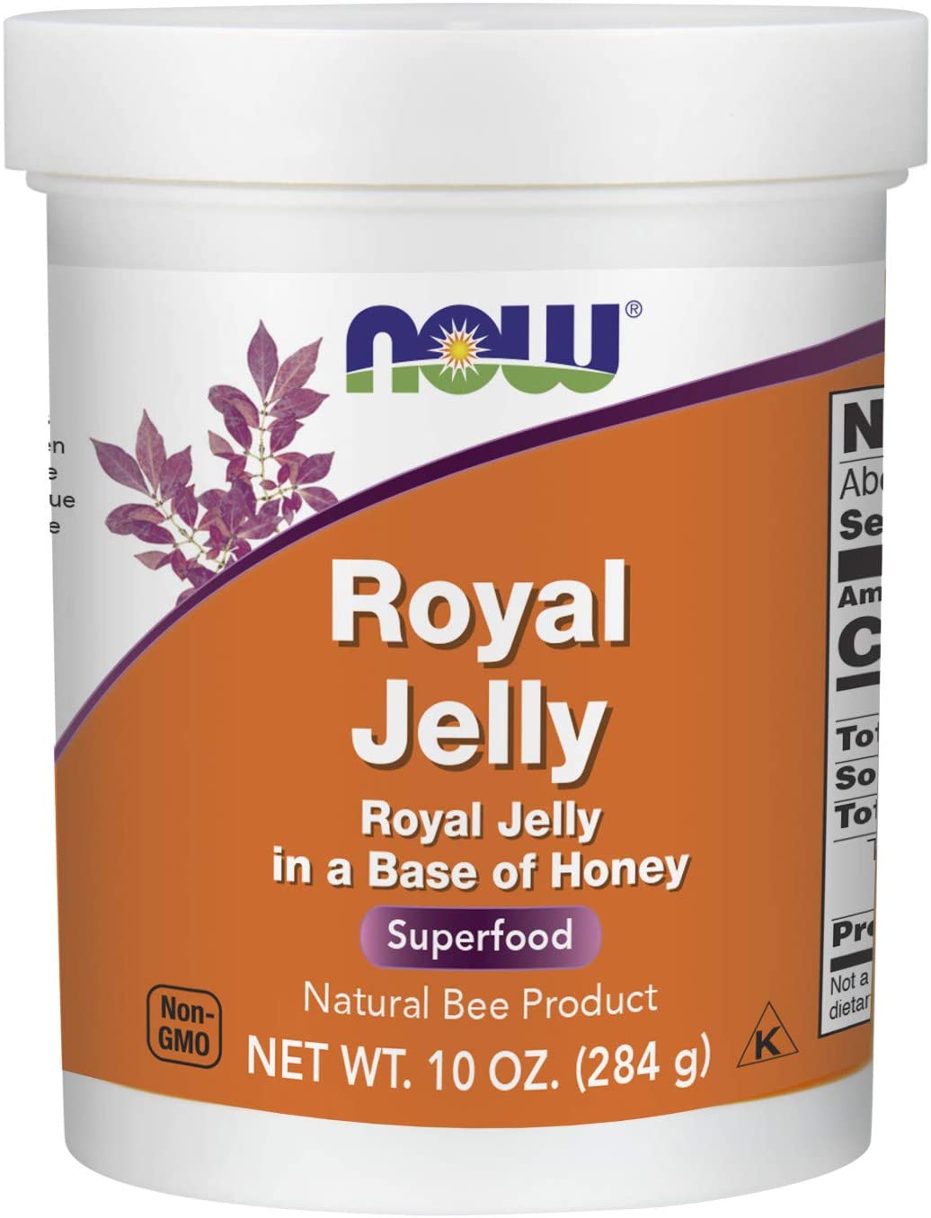 Royal Jelly 730 mg with Raw Honey, Natural Bee Product, Superfood, 10-Ounce