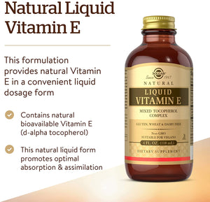 Solgar Liquid Vitamin E, 4 fl oz