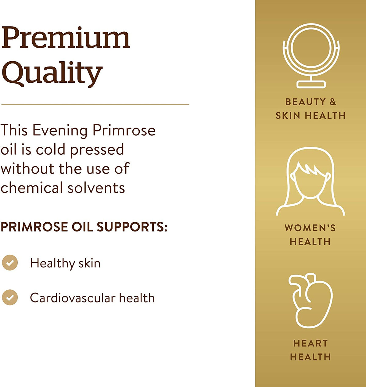 Solgar Evening Primrose Oil, 1300 mg, 60 Softgels