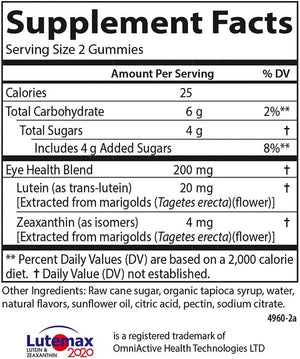 Lutein Gummies 46 veg gummies