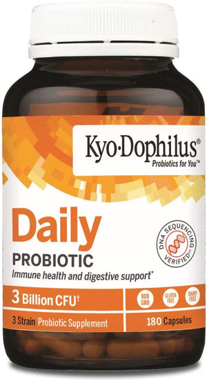 Kyolic Kyo-Dophilus® Daily Probiotic, 3 billion CFU, 180 Capsules