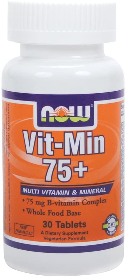 Vit-Min 75+ Multiple Vitamin, 30 Tablets,