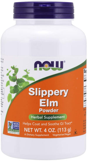 NOW Slippery Elm Powder, 4 oz