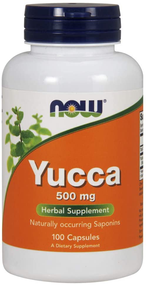 NOW Foods Yucca, 500 mg, 100 Capsules