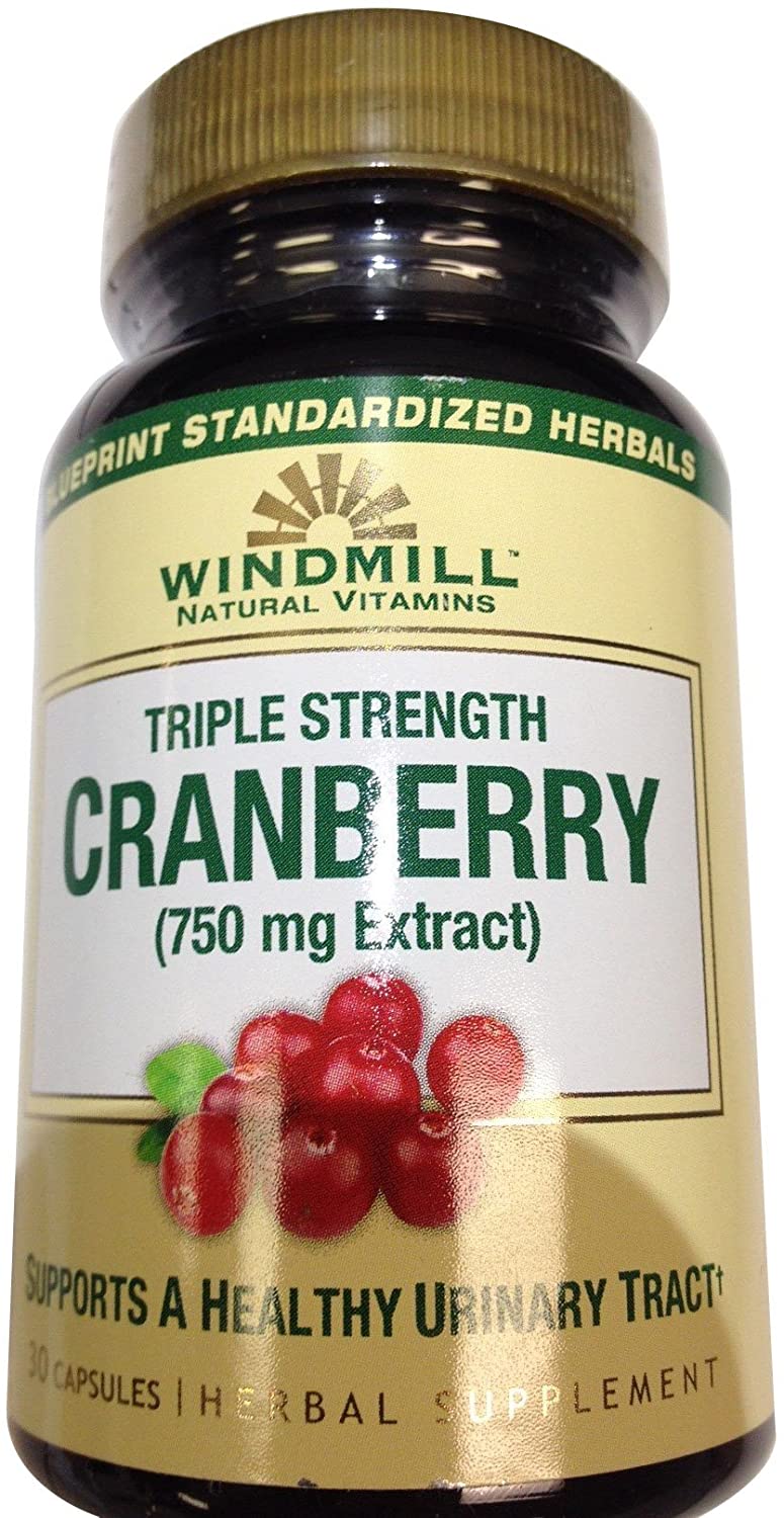 WINDMILL CRANBERRY 750MG 30 CAPS