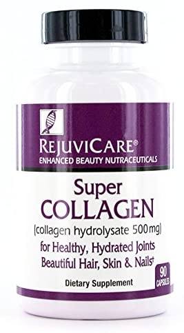Super Collagen Capsules for Beauty, Healthy Joints, Hair, Skin, & Nails, 90 Servings