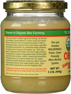 YS Organic Bee Farms - Organic Honey, 16 oz gel