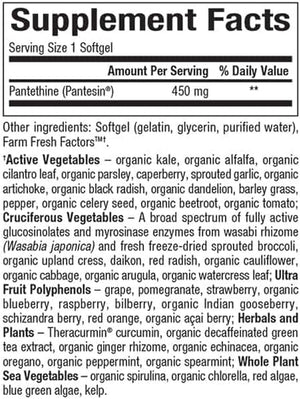 Natural Factors, BioCoenzymated Pantethine, B Vitamin Support for Cardiovascular Health, 60 Softgels