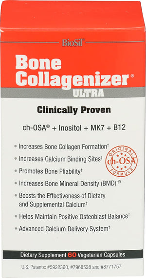 Natural Factors BioSil® Bone Collagenizer® Ultra, 60 Vegetarian Capsules