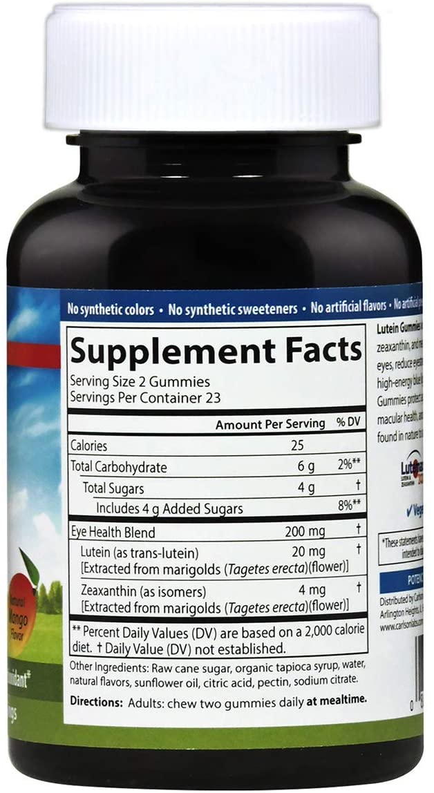 Lutein Gummies 46 veg gummies