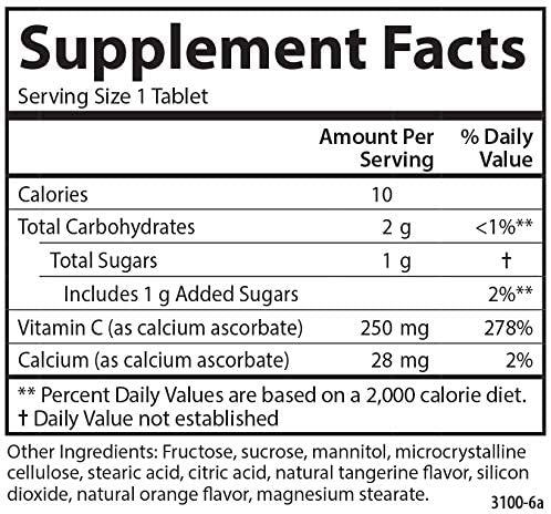 Carlson Labs Carlson For Kids Chewable Vitamin C, 250mg, 120 Tablets