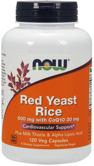 NOW Red Yeast Rice, 120 Veg Capsules