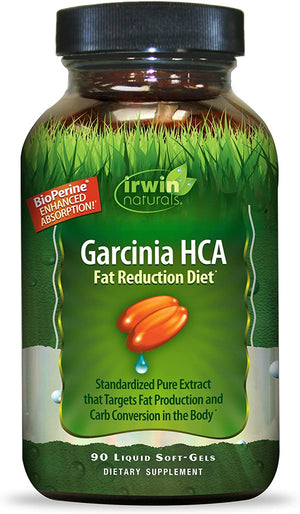 Irwin Naturals Garcinia HCA Fat Reduction Diet, 90 Liquid Softgels