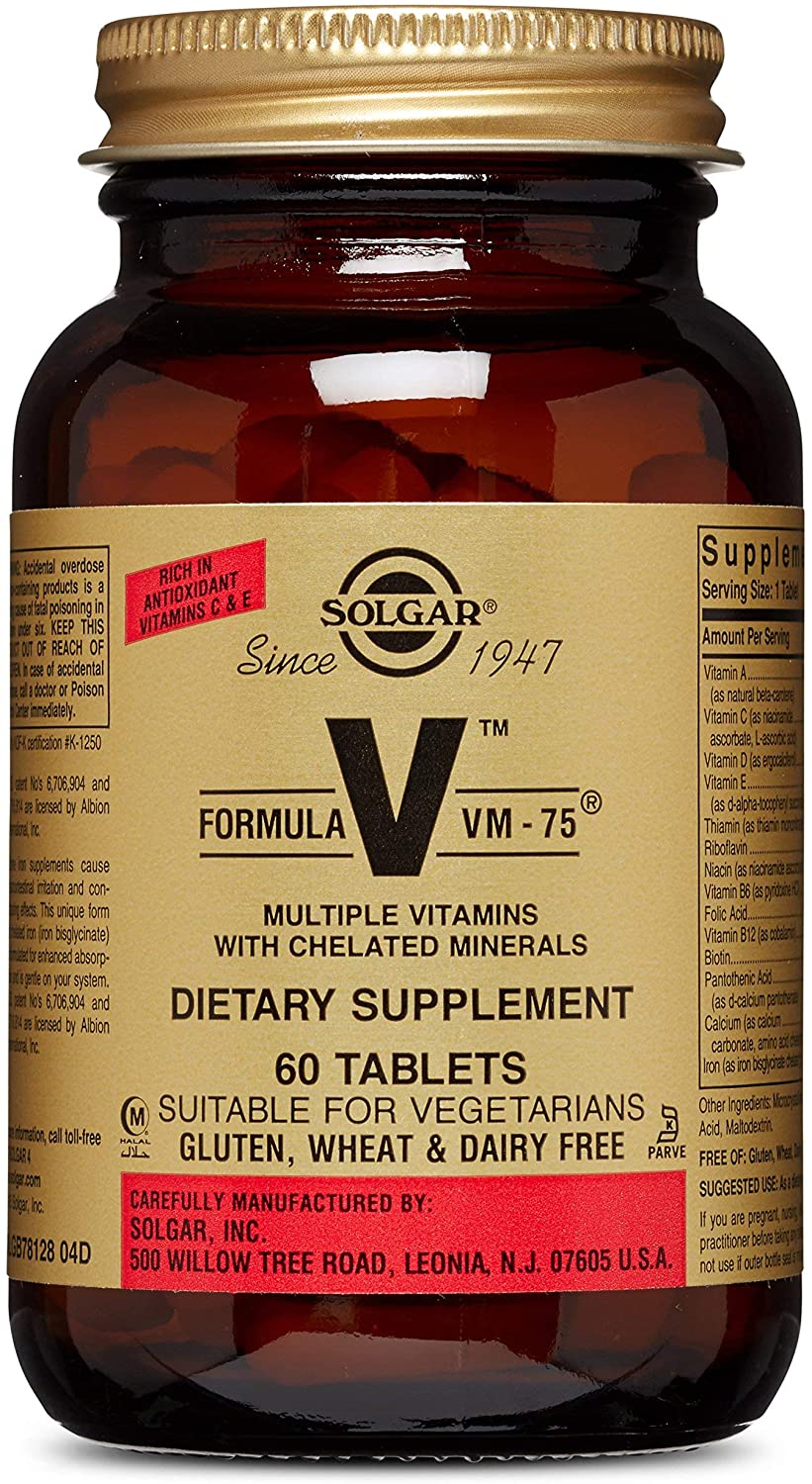 Solgar Formula VM-75®, 60 Tablets
