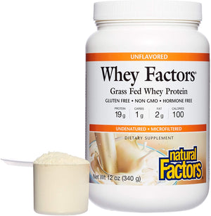 Natural Factors Whey Factors® Unflavored, 12 oz