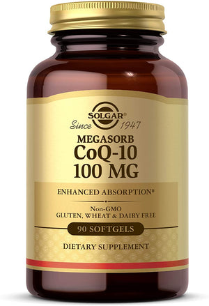 Solgar Megasorb CoQ-10, 100 mg, 90 Softgels