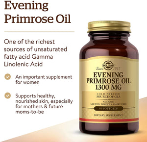 Solgar Evening Primrose Oil, 1300 mg, 60 Softgels