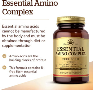 Solgar Essential Amino Complex, 60 Vegetable Capsules