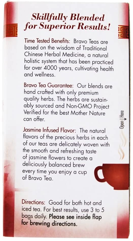 Bravo Tea Blood Pressure Herbal Tea, 20 Tea Bags