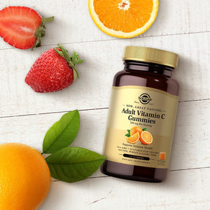 Solgar Adult Vitamin C 500 mg Gummies, Great-Tasting Strawberry Orange Flavor, Supports Immune Health, Non-GMO, Vegan, Gluten & Dairy Free, 30 Servings, 120 Count
