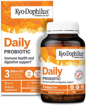 Kyolic Kyo-Dophilus® Daily Probiotic, 3 billion CFU, 180 Capsules