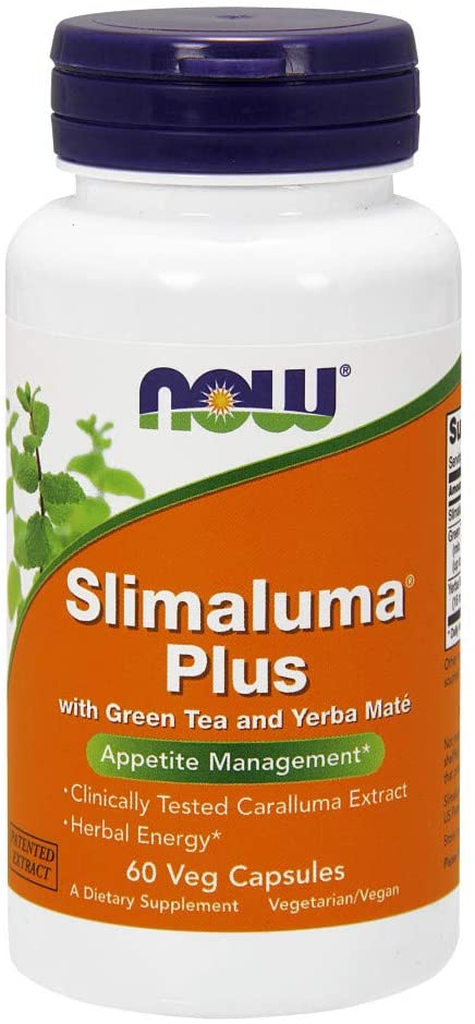 Slimaluma Plus with Green Tea and Yerba Mate, Herbal Energy*, Appetite Management*, 60 Veg Capsules