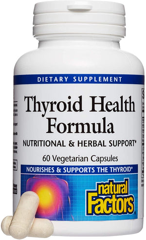 Natural Factors Thyroid Health Formula, 60 Vegetarian Capsules