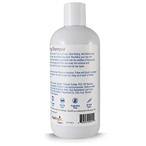 EpisilkShampoo - Moisturizing Shampoo with Hyaluronic Acid (HA), Daily Cleansing Shampoo, Hydrating Shampoo, Detangling Shampoo, Purifying Shampoo for All Hair Types, 10 fl oz.