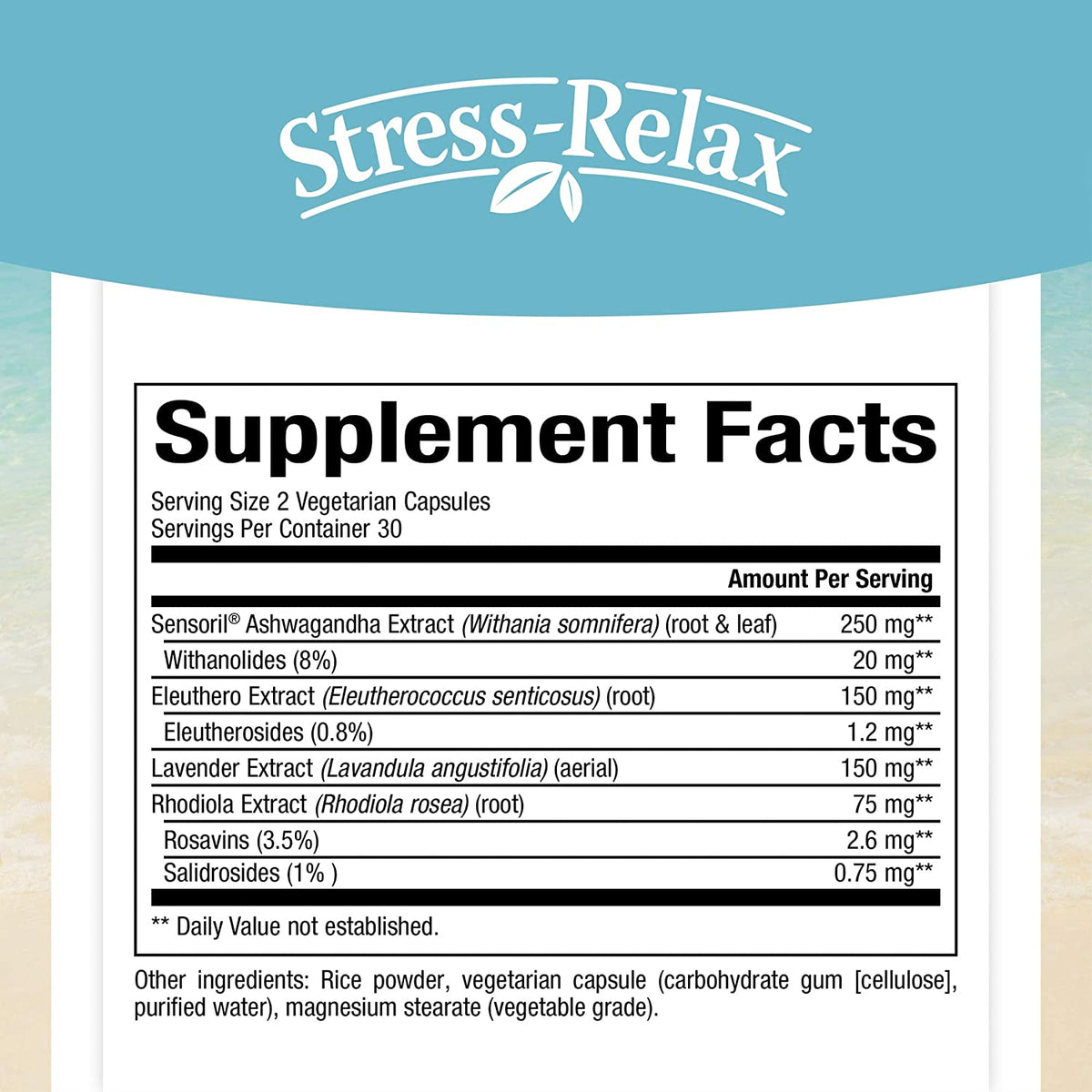 Natural Factors STRESS-RELAX® Adrenal Serenity, 60 Capsules