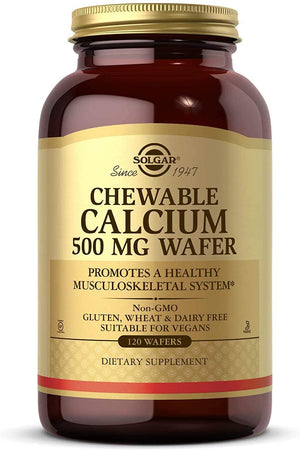 Solgar Chewable Calcium, 500 mg, 120 Wafers