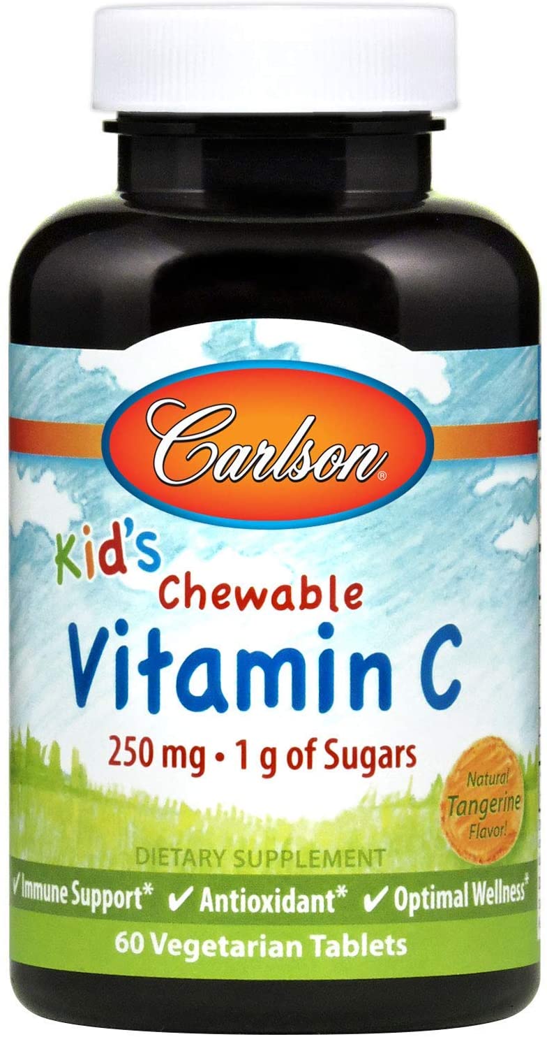 Carlson Labs Carlson For Kids Chewable Vitamin C, 250mg, 120 Tablets