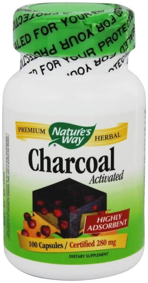 Nature's Way Charcoal Activated, 100 Capsules