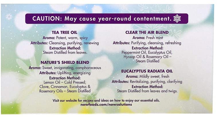 NOW Foods Seasonal Changes Balancing Essential Oils Kit, 1 Kit