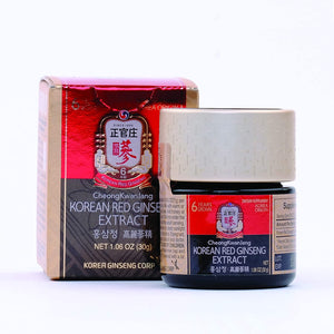 Korean Red Ginseng Extract] For Extra Strength, Energy, Performance, Immune System Booster, Natural Energy Stamina, Blood Circulation and Mental Health Support - 30g