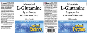 Natural Factors Glutamine 500mg Micro 8oz