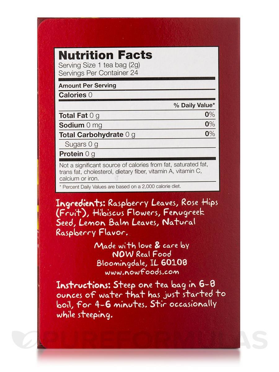 NOW Foods Women&#39;s Righteous Raspberry Tea Now Foods 24 Bag